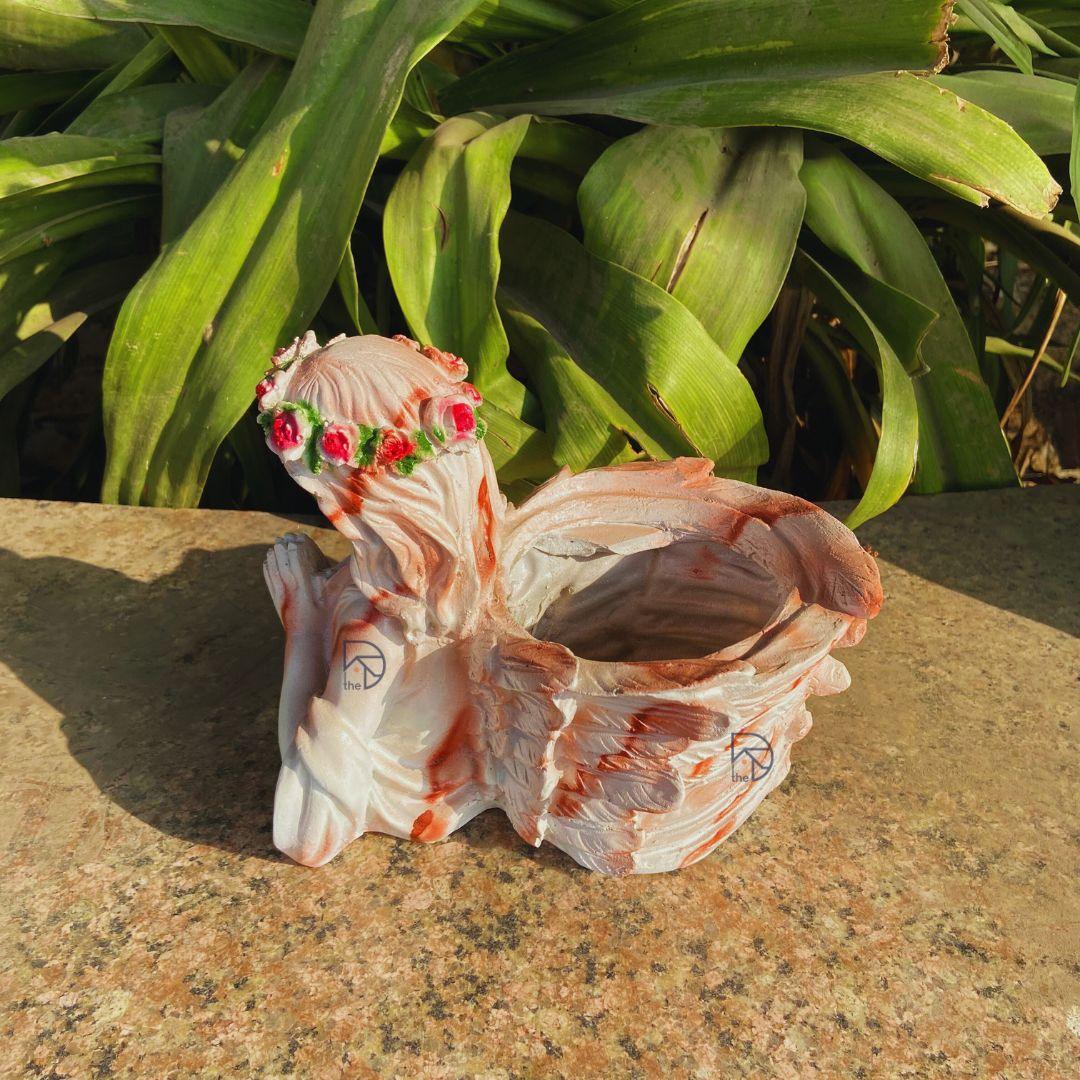 Cute Angel Pot For Graden Decor - The Decorshed