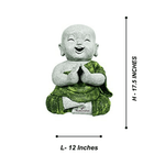 Cute Baby Namaste Monk Statue For Home Decor - The Decorshed