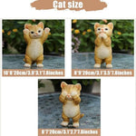 Cute Cat Figurines (Set of 3) - The Decorshed