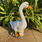 Duck with Egg - Cute Resin Duck Statue - The Decorshed