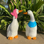 Duck with Scarf for Garden Decor - The Decorshed