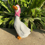 Duck with Scarf for Garden Decor - The Decorshed