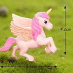 Miniature Toy Unicorn for Fairy Garden (Pack of 3)