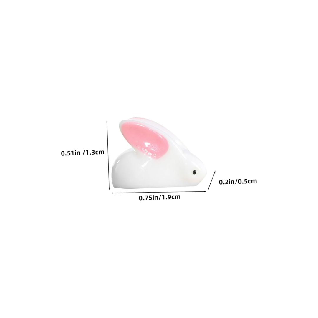 Miniature Rabbit for Fairy Garden Accessories (Pack of 10)