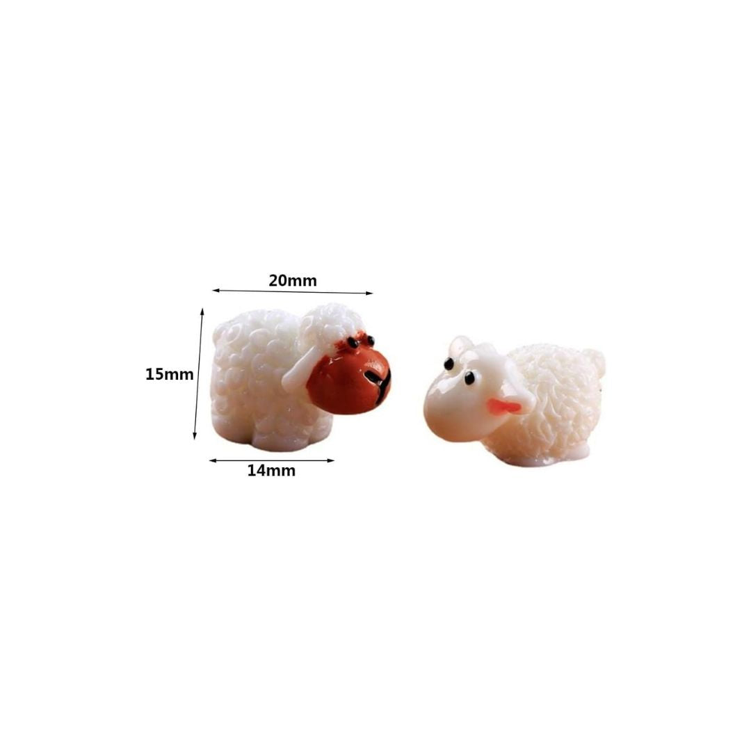 Miniature Sheep for Bonsai Tray and Tray Garden (Pack of 10)