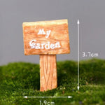 Sign Board Miniature for Mini Tray Decor (Pack of 10)