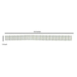 Miniature Fence for Fairy Garden Decor (Light Brown) Tray Garden Bonsai Tray (Set of 2)