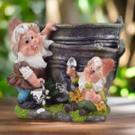 Garden Gnome Duo Planter - The Decorshed