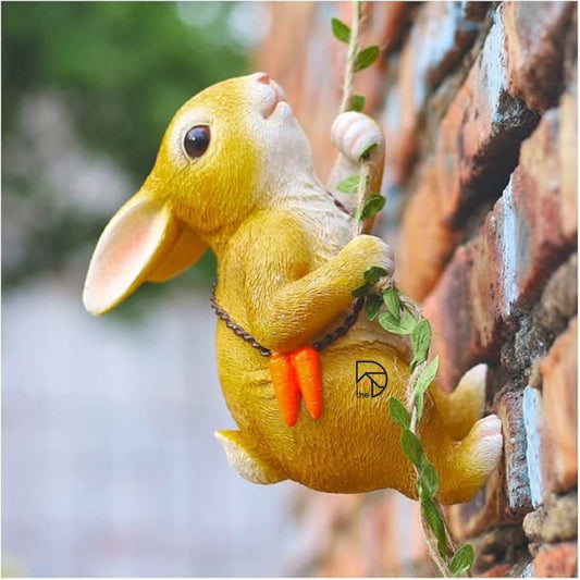 Hanging Climbing Bunny for Garden - The Decorshed