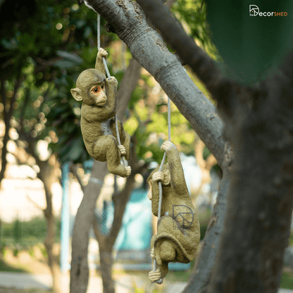 Hanging Monkey Figure -    The Decorshed 