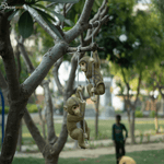 Hanging Monkey Figure - The Decorshed