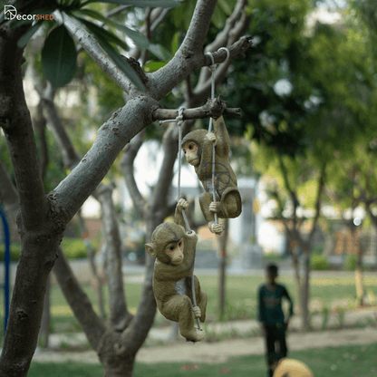 Hanging Monkey Figure -    The Decorshed 