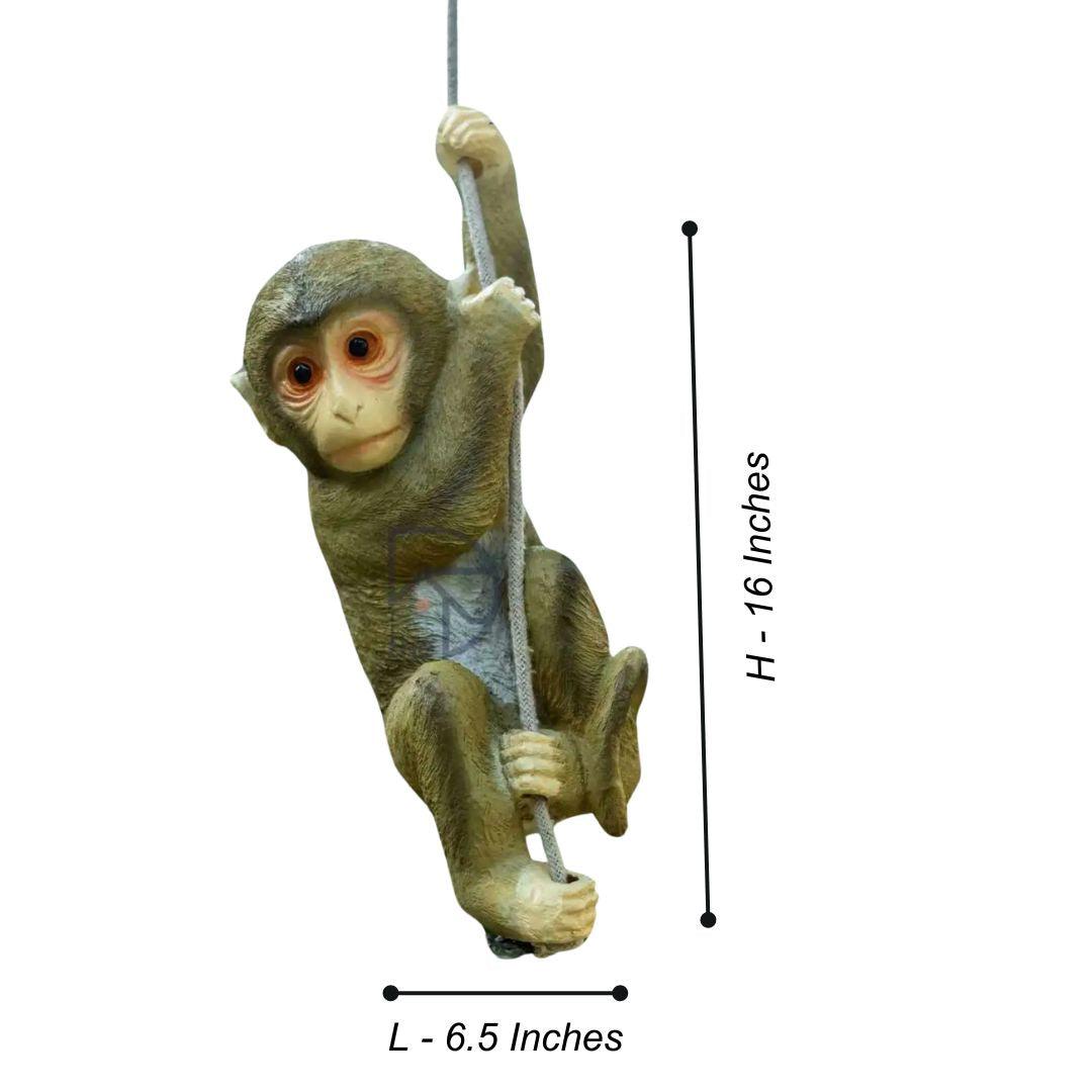 Hanging Monkey Figure -    The Decorshed 