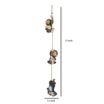 Hanging Monkey on String for Garden Decor - The Decorshed