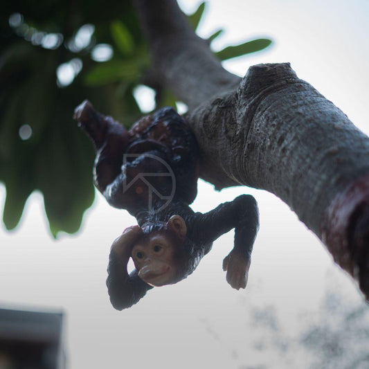 Hanging Monkey on Tree - The Decorshed