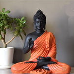 Harmony Orange Blessing Buddha Statue (15 inch) - The Decorshed