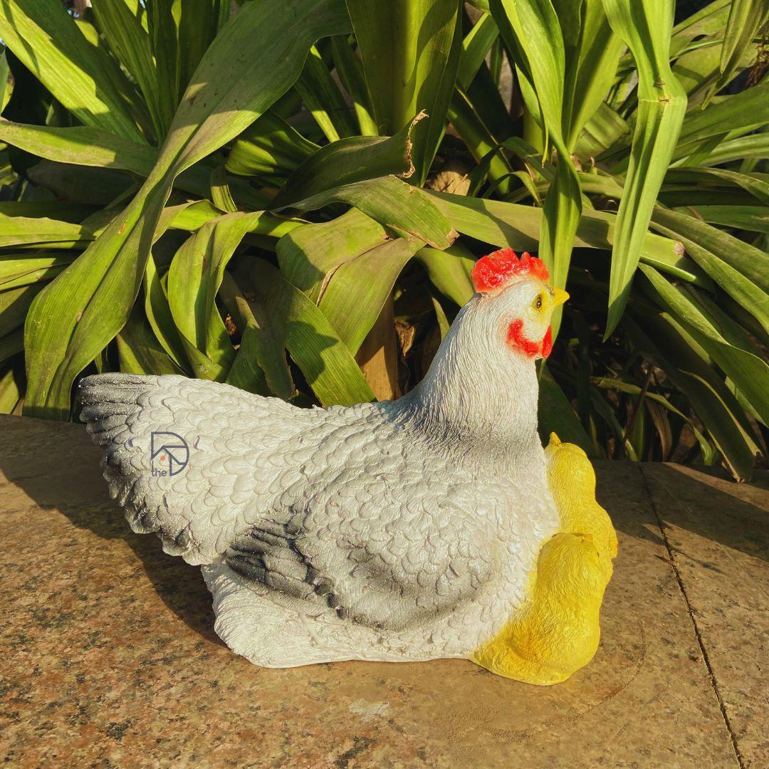 Hen with Chicks for Garden Decor - The Decorshed