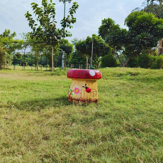Large Mushroom Stool - The Decorshed