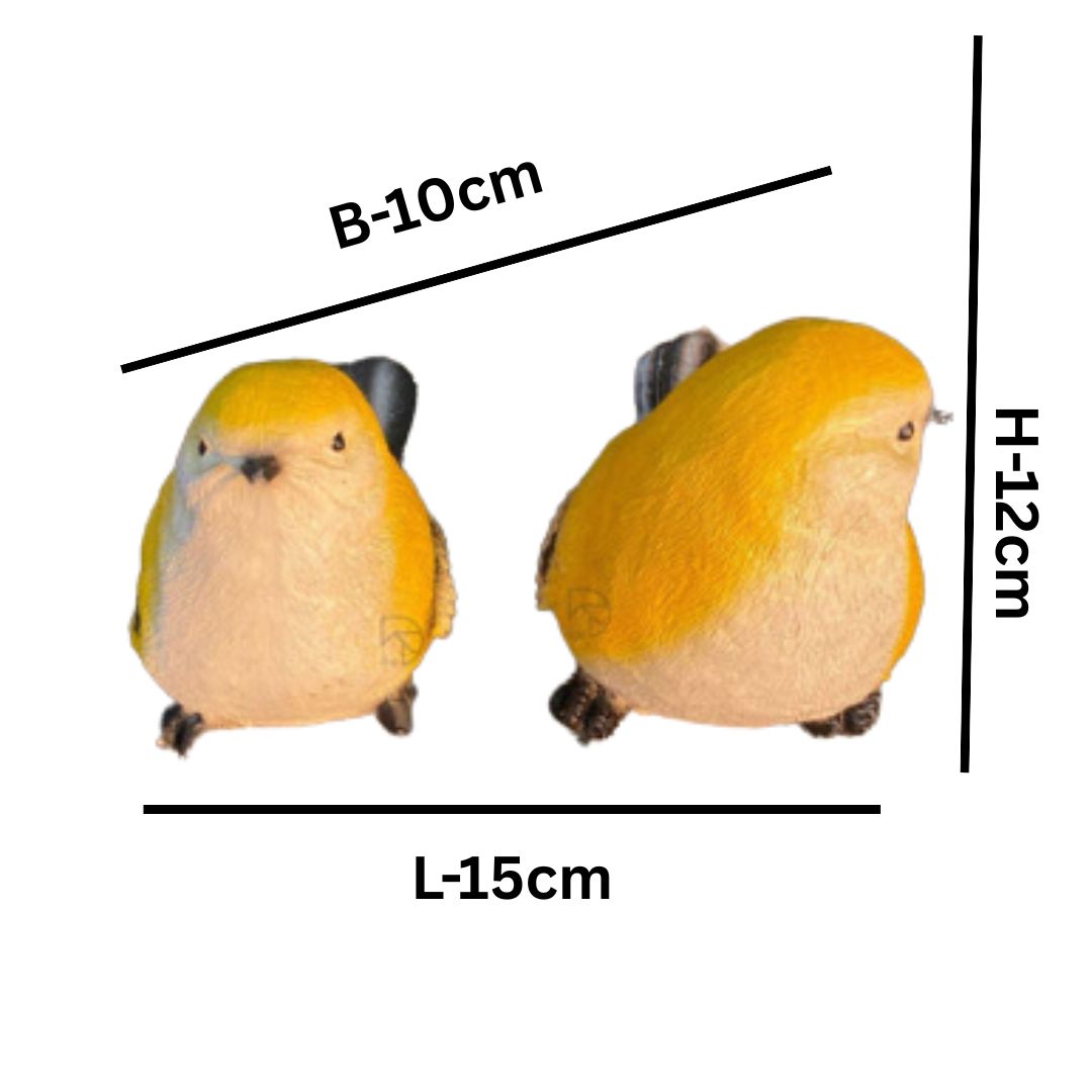 Yellow Birds for Bonsai Tray Decoration