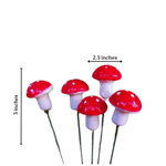 Small Mushroom Garden Stakes
