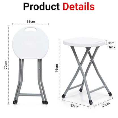 Foldable Round Stool – Portable & Lightweight