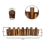 Small Self-Standing Wooden Fence – Garden Border for Home, Balcony & Outdoor Decor