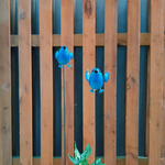 Blue Bird Garden Stake | Resin Bluebird Figurine for Pot & Outdoor Decor – Pack of 2