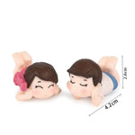 Miniature Baby Couple for Tray Decor