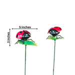 Ladybug Garden Stakes for Garden Decor