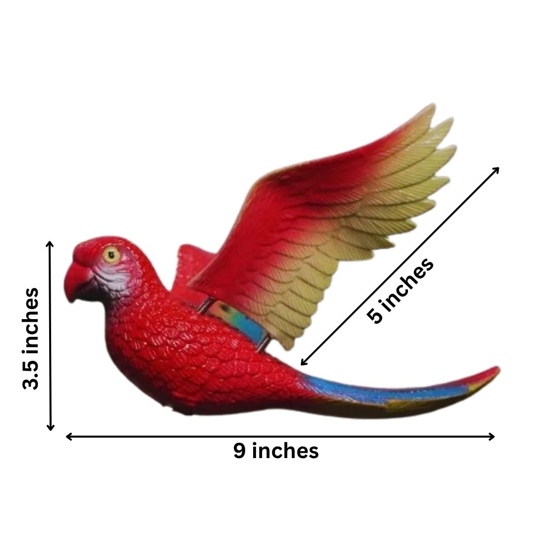 Parrot Garden Stake Decor | Bird Plant Pot Stakes (Set of 2)