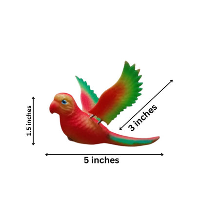 Tropical Parrot Garden Stake | Set of 2 Neon Bird Plant Pot Stakes