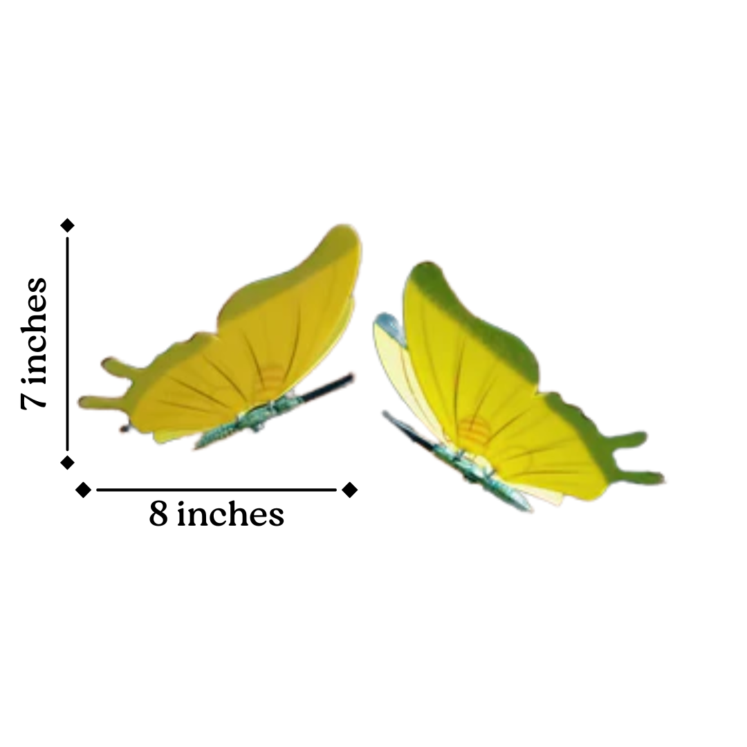 Flying Butterfly Garden Stakes for Pots & Beds — Set of 2