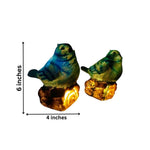 Solar Bird Garden Stake Light Decorative Outdoor Lamp