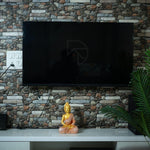 Meditating Buddha Statue (Golden) - The Decorshed