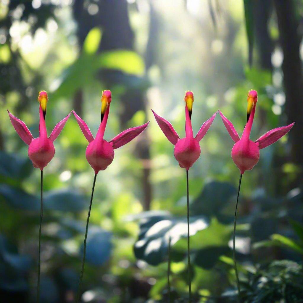 Metal & PVC Flamingo Garden Stakes (Pack of 2) - The Decorshed