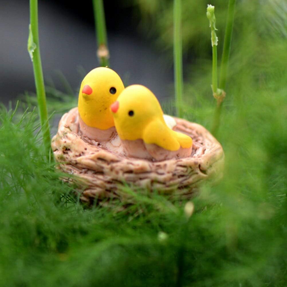 Miniature Bird Nest for Bonsai Decor (Pack of 10)