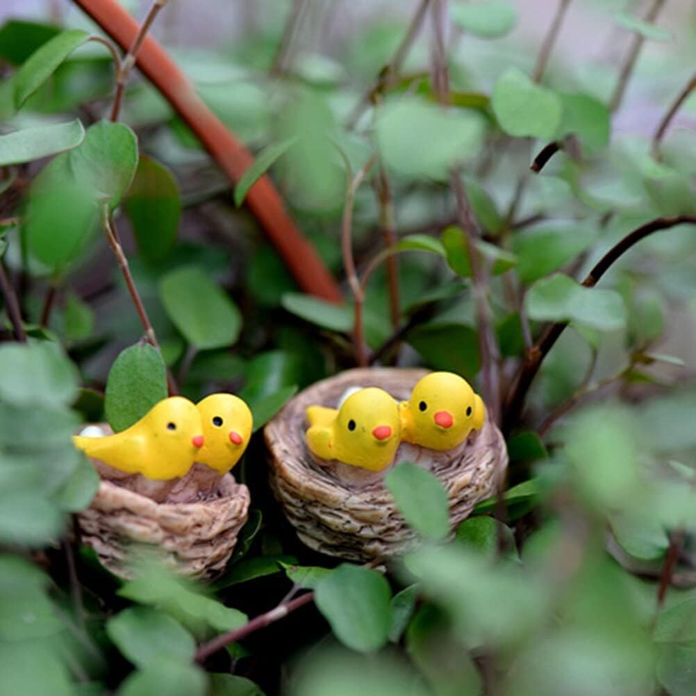 Miniature Bird Nest for Bonsai Decor (Pack of 10)