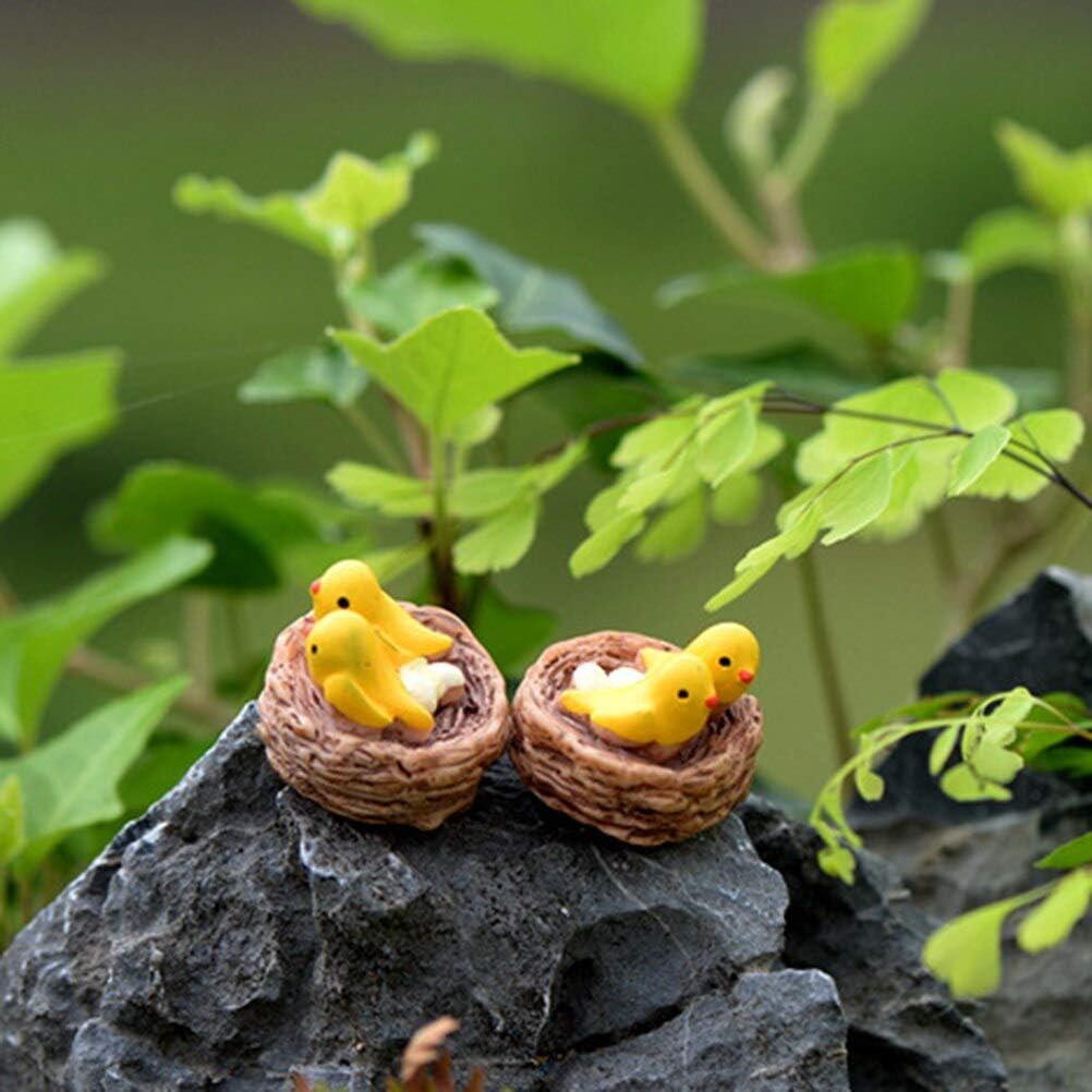 Miniature Bird Nest for Bonsai Decor (Pack of 10)