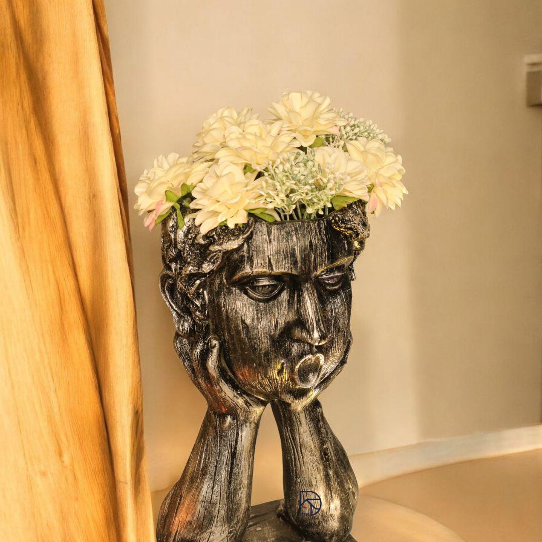 Modern Art Head Planter - The Decorshed