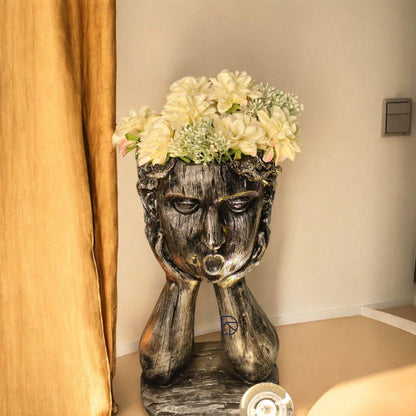 Modern Art Head Planter - The Decorshed