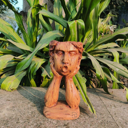 Modern Art Head Planter - The Decorshed