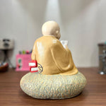 Monk Statue For Table Decor - The Decorshed