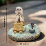 Monk Statue For Table Decor - The Decorshed