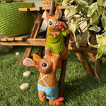 Rabbit Climbing Ladder Statue - The Decorshed