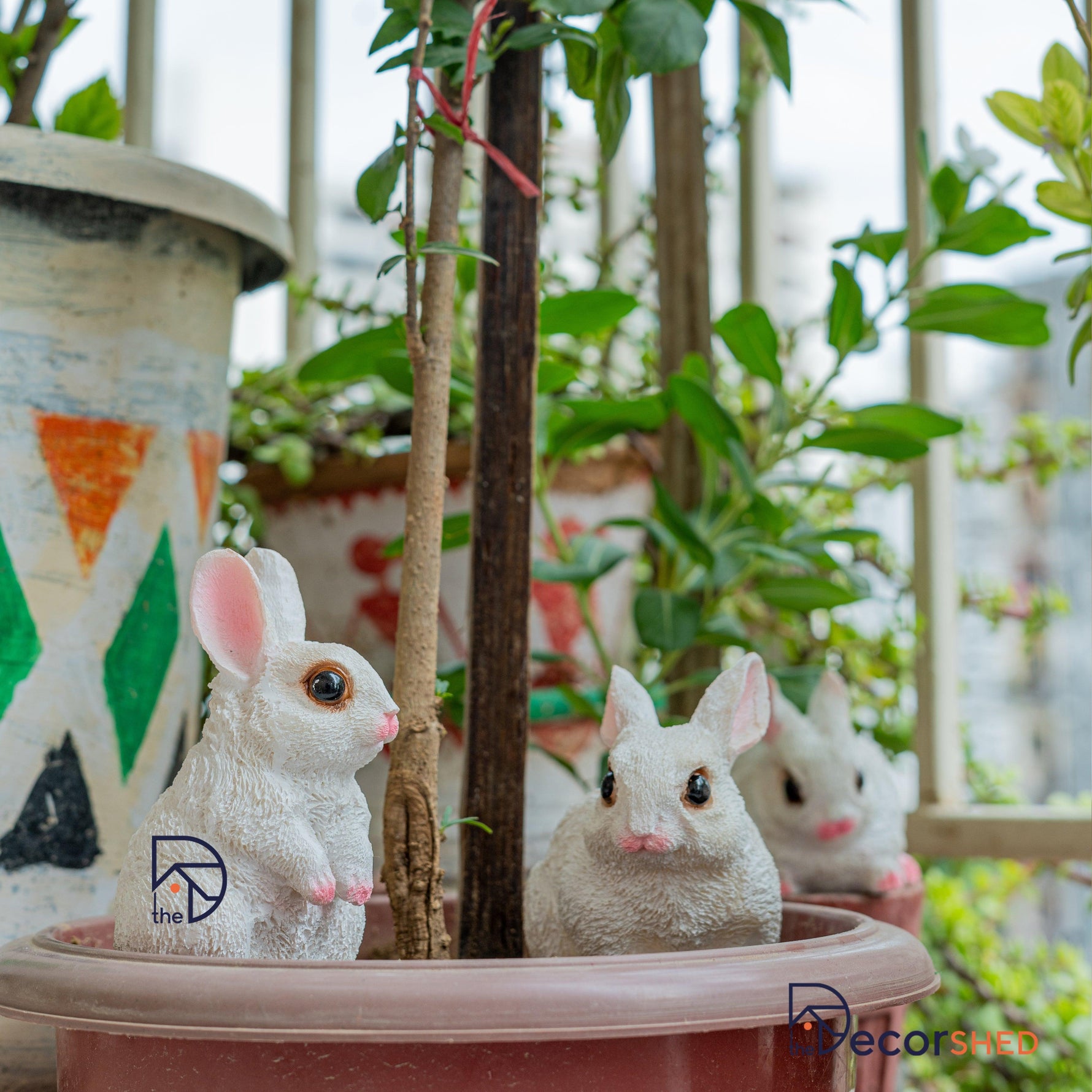 Rabbit Sculptures (Set of 3) - The Decorshed