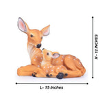 Realistic Deer and Baby Resin - The Decorshed