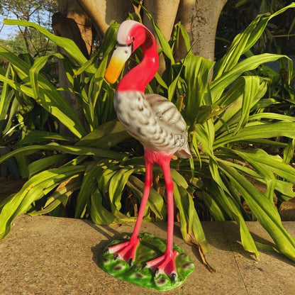 Sarus Crane Animal Statue For Garden Decor - The Decorshed