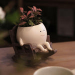 Smiley Face Planter - The Decorshed