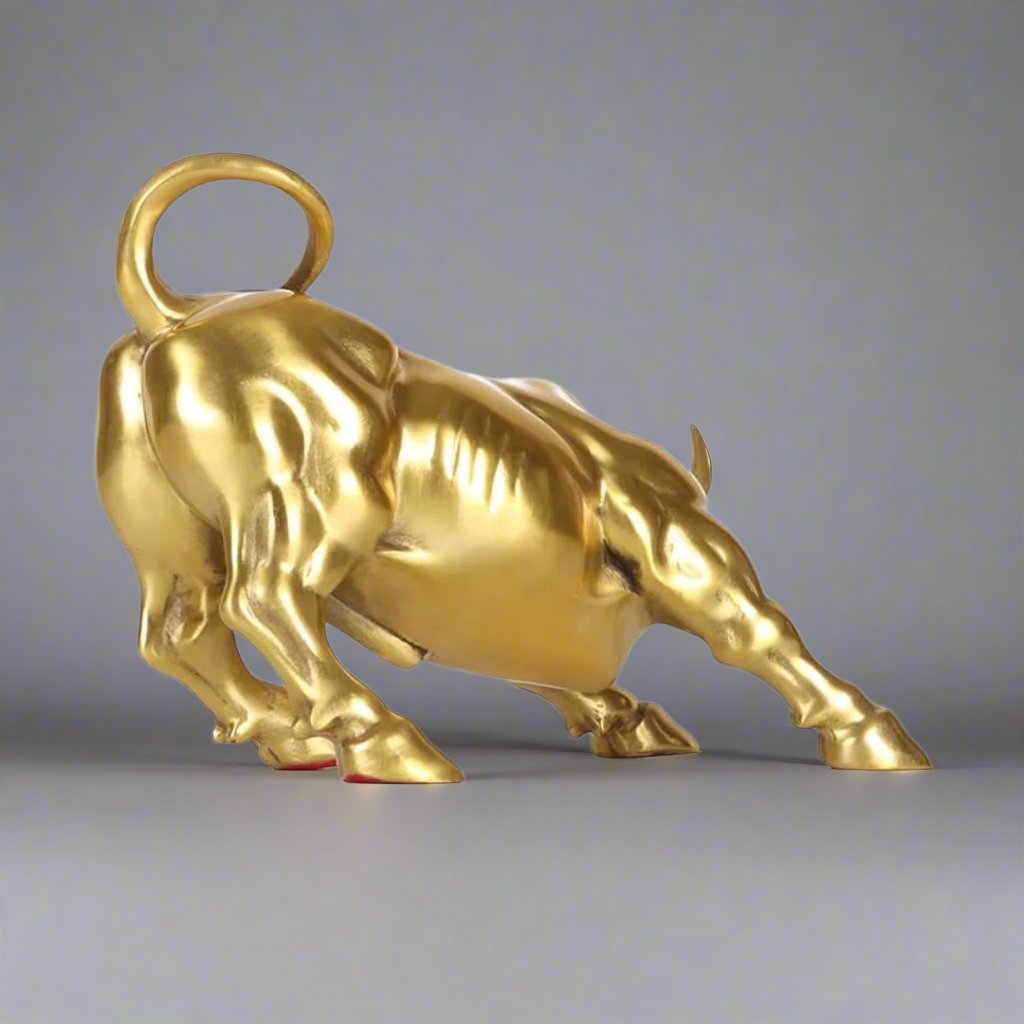 Stock Market Bull Showpiece for Home Decor