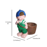 The Carrying Boy Planter Statue - The Decorshed